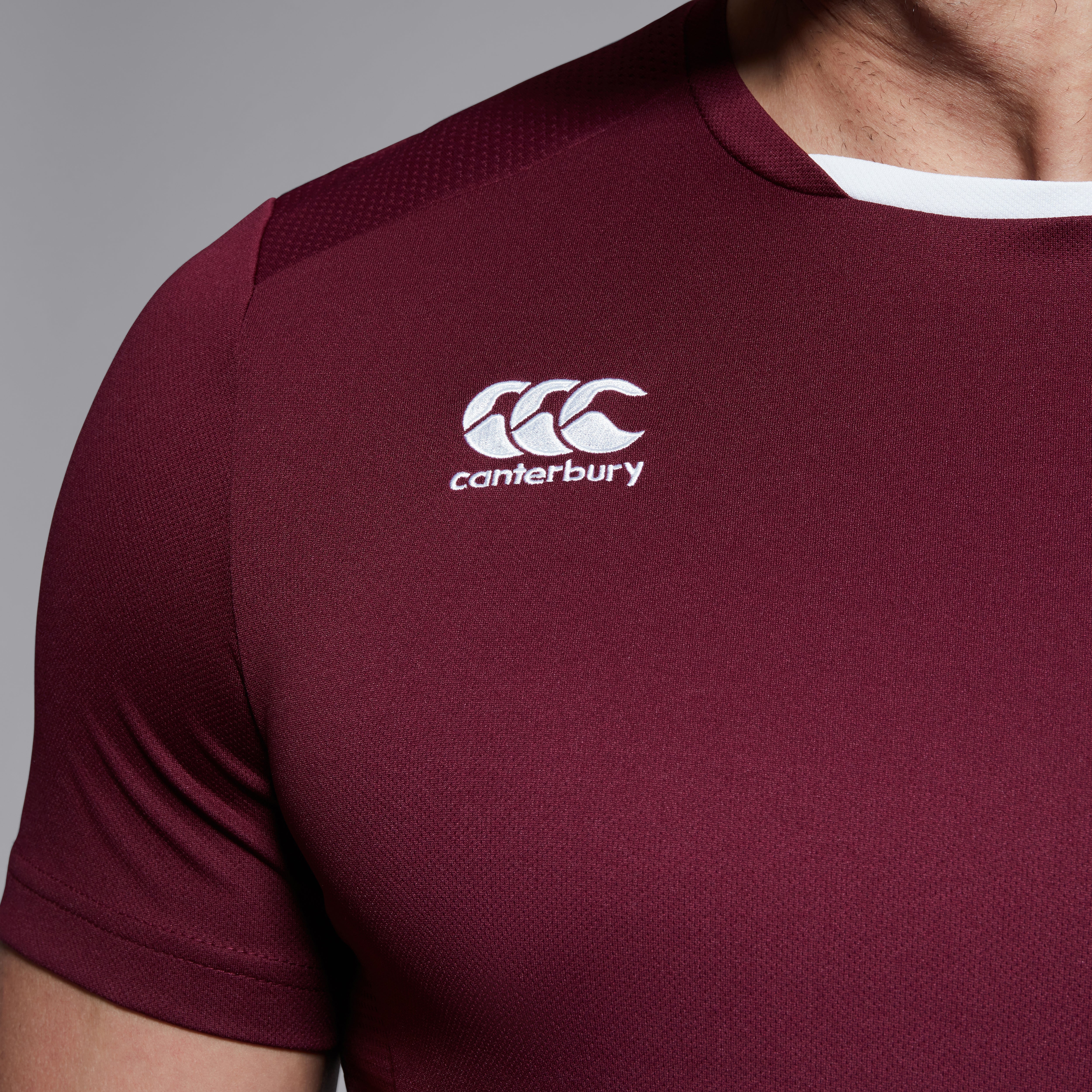 canterbury-club-dry-t-shirt-uomo-bordeaux image 4