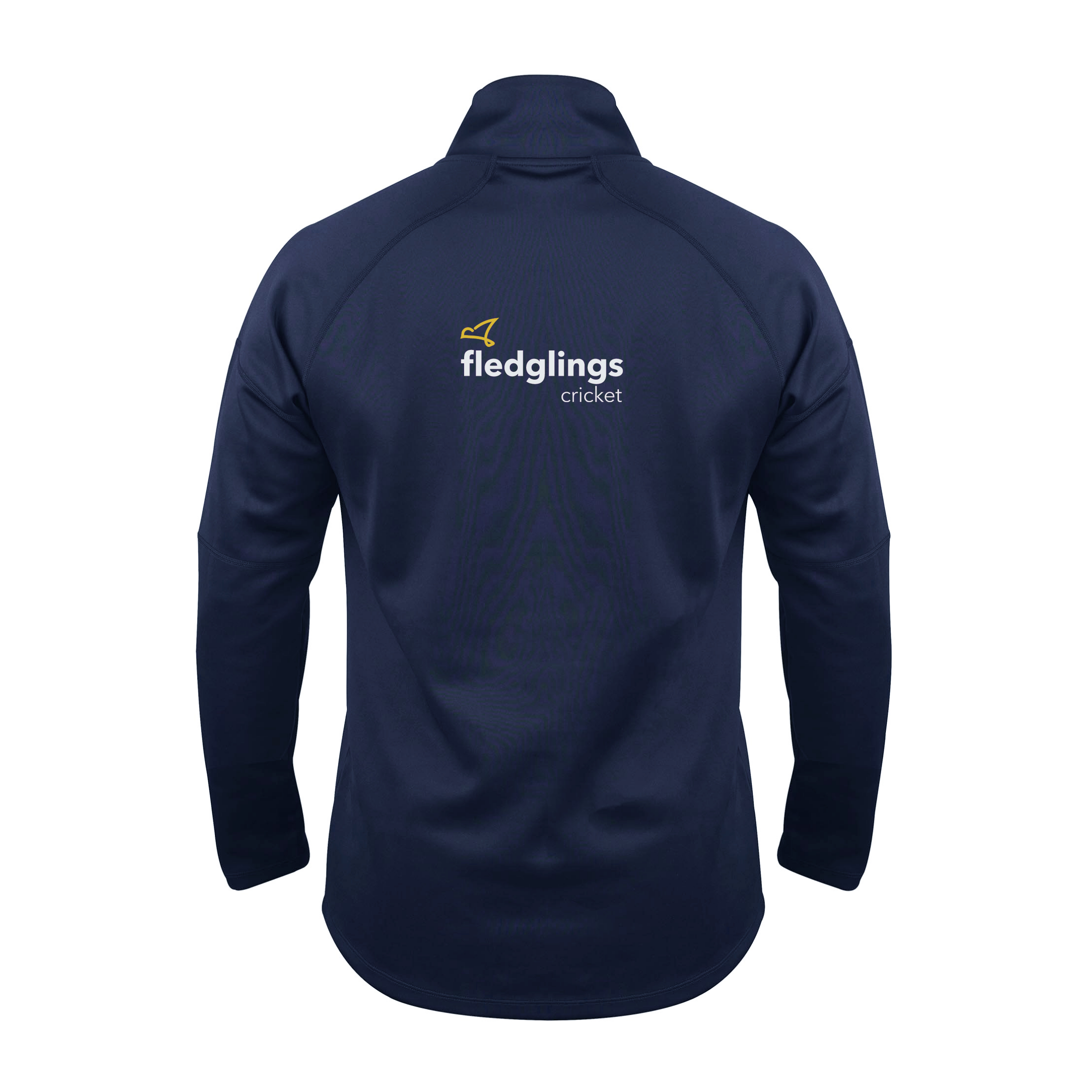 gray-nicolls-pro-thermo-fleece-1-4-zip-fledglings-cricket-senior-navy image 2