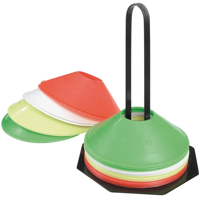 grays-set-50-cinesini-supporto-metallo-coni-allenamento-calcio-hockey-rugby image 1