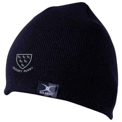 gilbert-sussex-rfu-berretto-beanie-blu-navy image 1