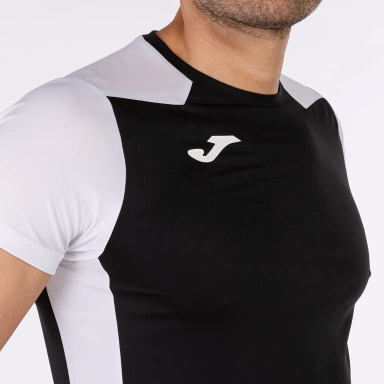 joma-record-ii-t-shirt-a-manica-corta-nera-bianca-uomo image 6