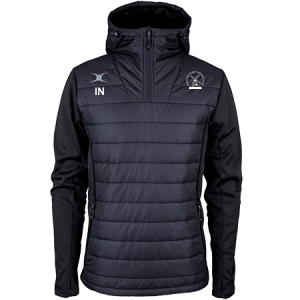 gilbert-rugby-pro-felpa-quarter-zip-uomo-ditchling-rfc-nero image 1