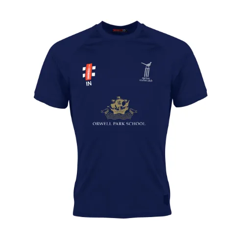 gray-nicolls-nacton-cc-t-shirt-matrix-v2-manica-corta-senior-blu-navy image 1