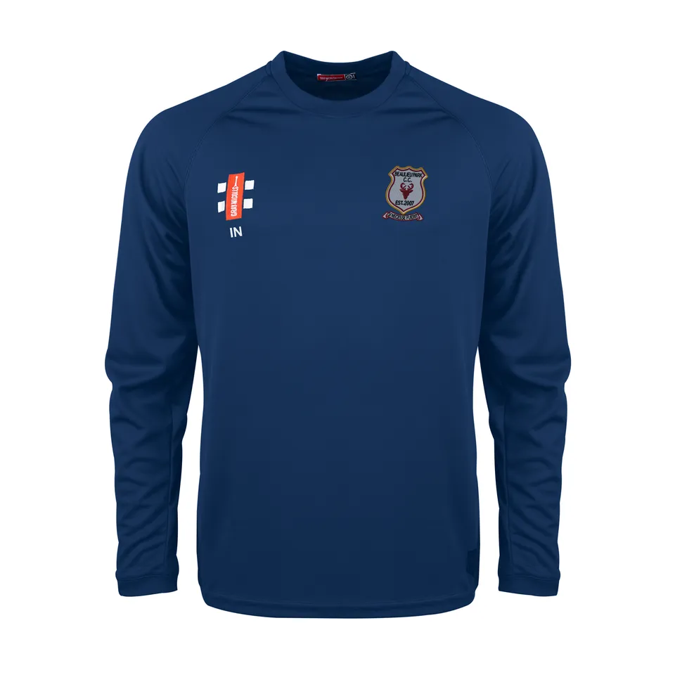 gray-nicolls-beaulieu-park-cc-matrix-v2-t-shirt-manica-lunga-senior-blu-navy image 1