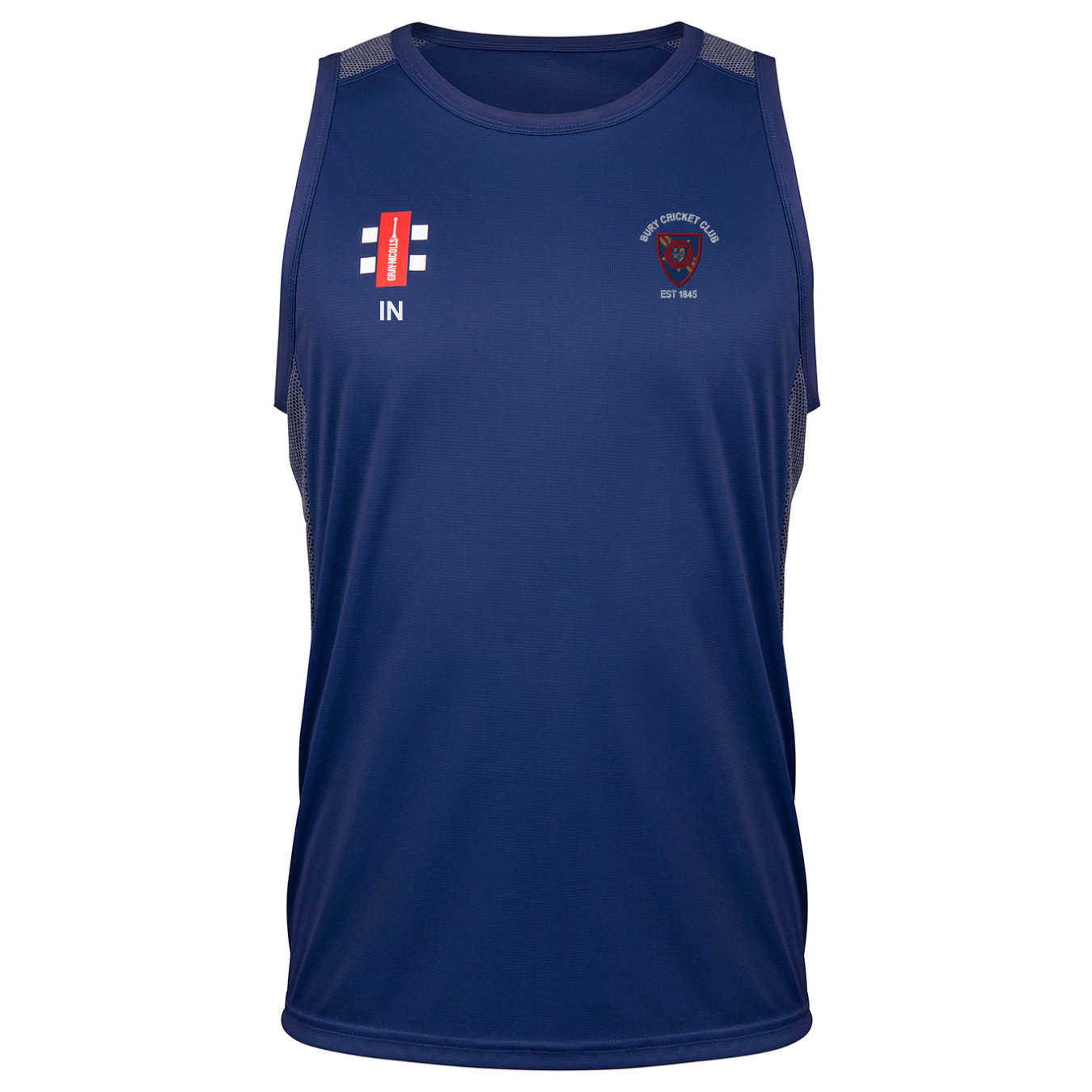 gray-nicolls-bury-cc-pro-performance-gilet-senior-navy image 1