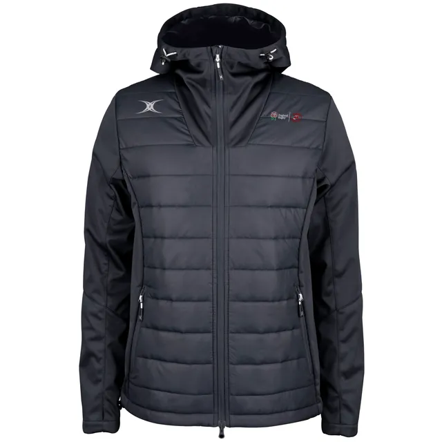 gilbert-rugby-pro-active-giacca-full-zip-england-match-officials-senior-nera image 1