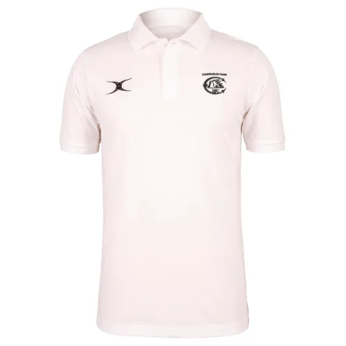 gilbert-rugby-cumbernauld-rfc-junior-bianco-quest-polo-cotone-organico image 1