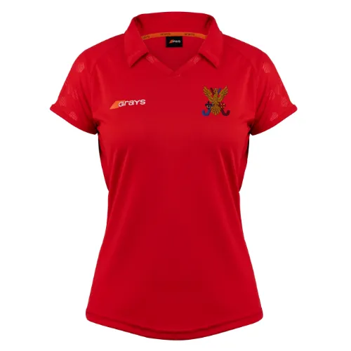 grays-apex-750-shirt-senior-icsm-ladies-hockey-club-maglia-hockey-donna-rossa image 1