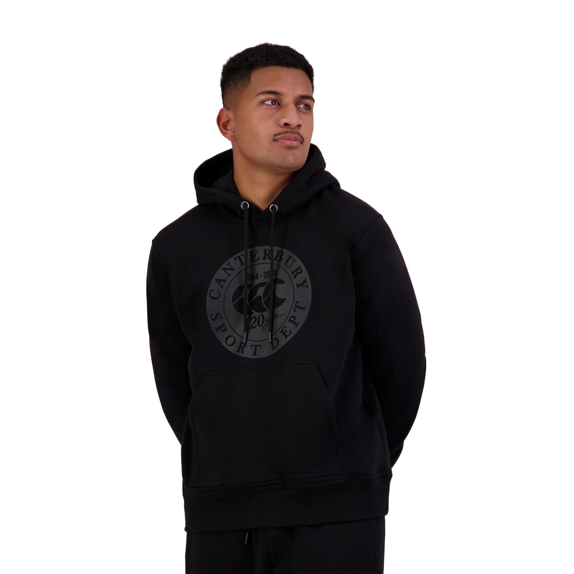 canterbury-sport-dept-felpa-cappuccio-uomo-nero image 1