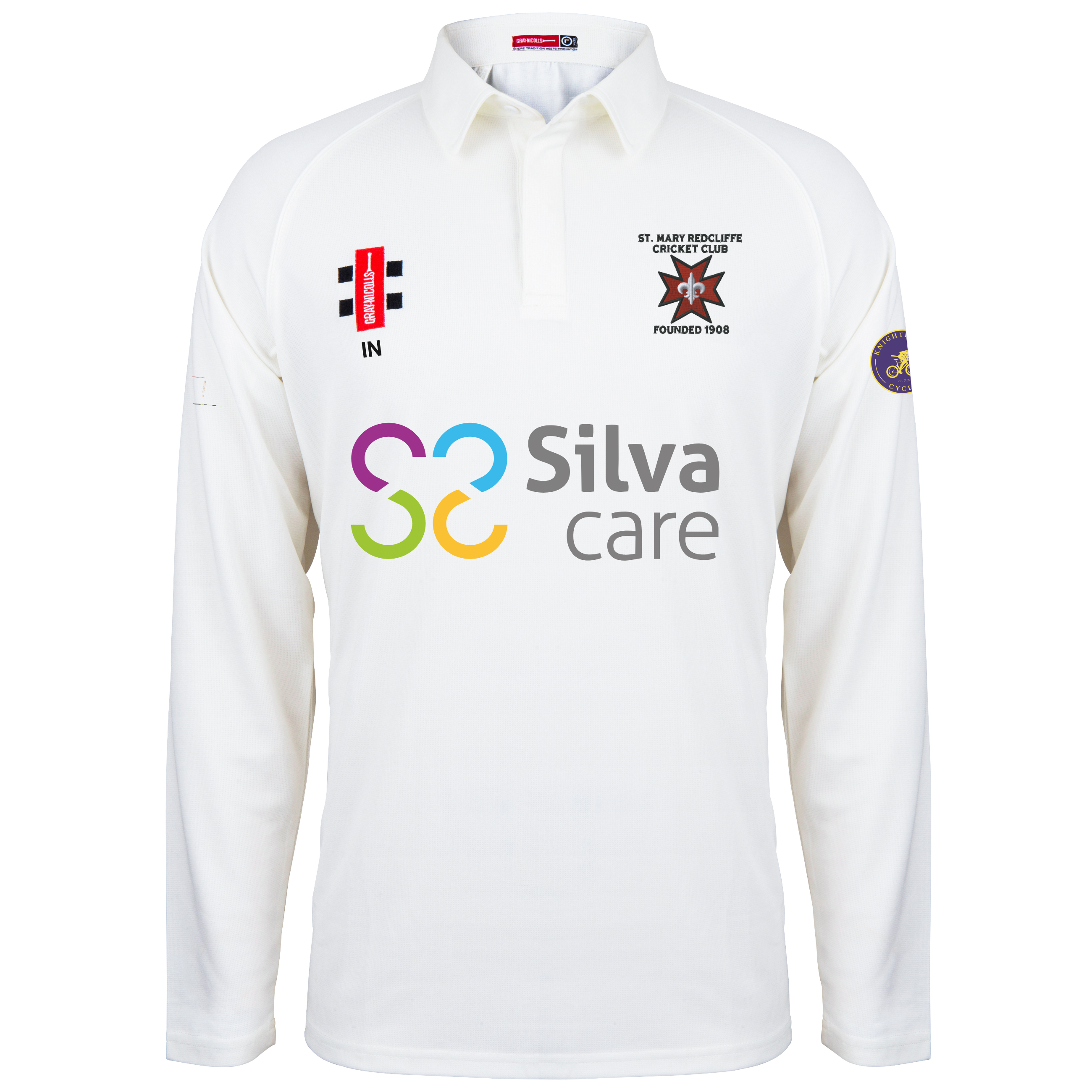 gray-nicolls-st-mary-redcliffe-senior-matrix-v2-maglia-cricket-manica-lunga-avor image 1