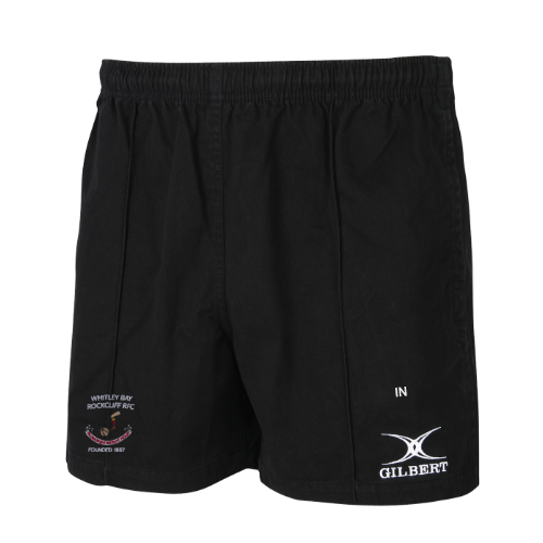 gilbert-rugby-whitley-bay-rockcliff-rfc-kiwi-pro-pantaloncino-junior-nero image 1