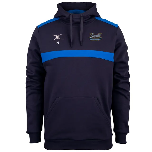 gilbert-rugby-hastings-bexhill-rfc-junior-felpa-con-cappuccio-photon-blu-navy-ro image 1