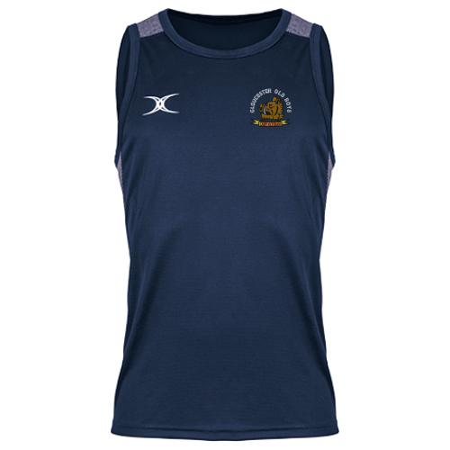 gilbert-rugby-gloucester-old-boys-rfc-senior-dark-navy-pro-vest image 1