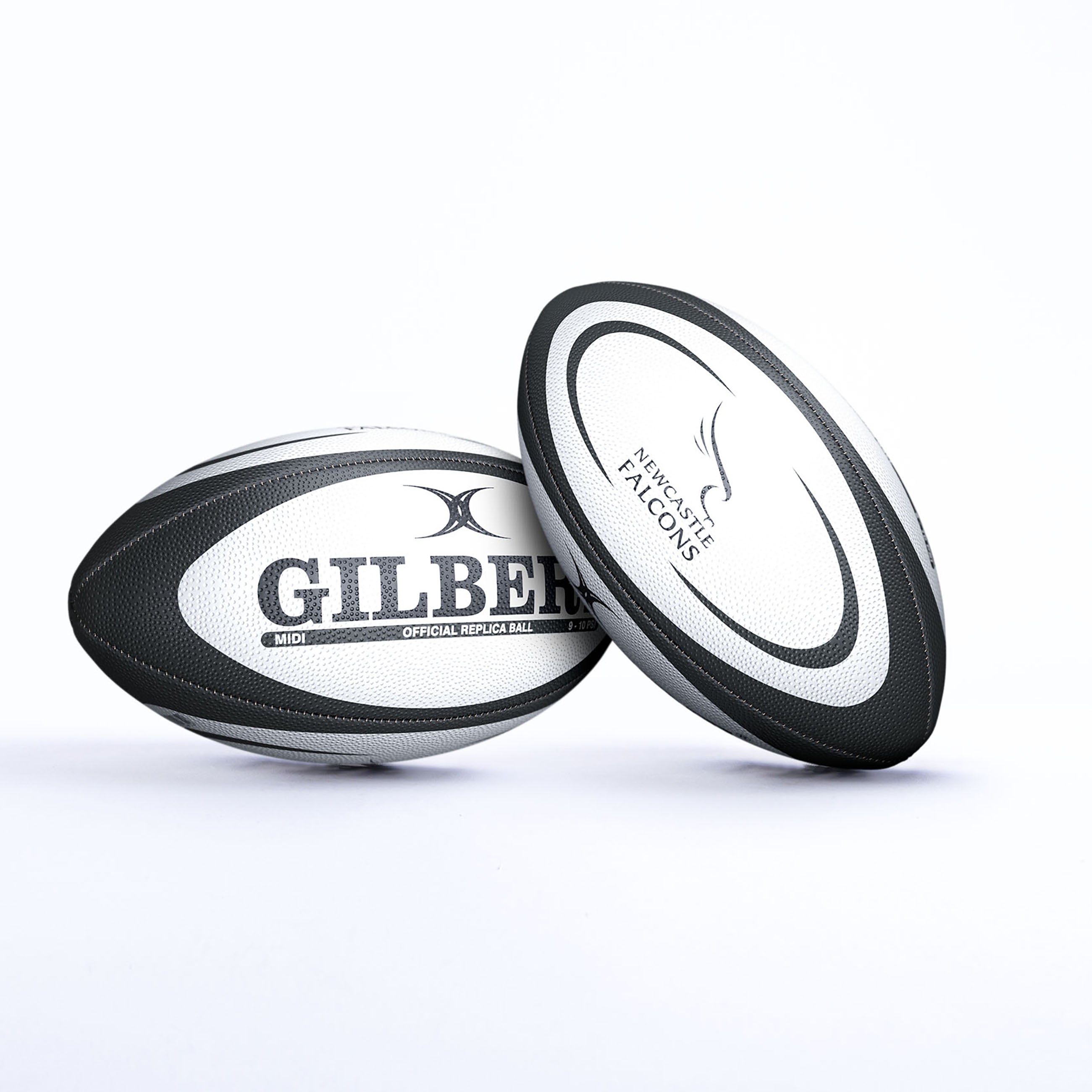 gilbert-newcastle-falcons-pallone-rugby-replica image 6