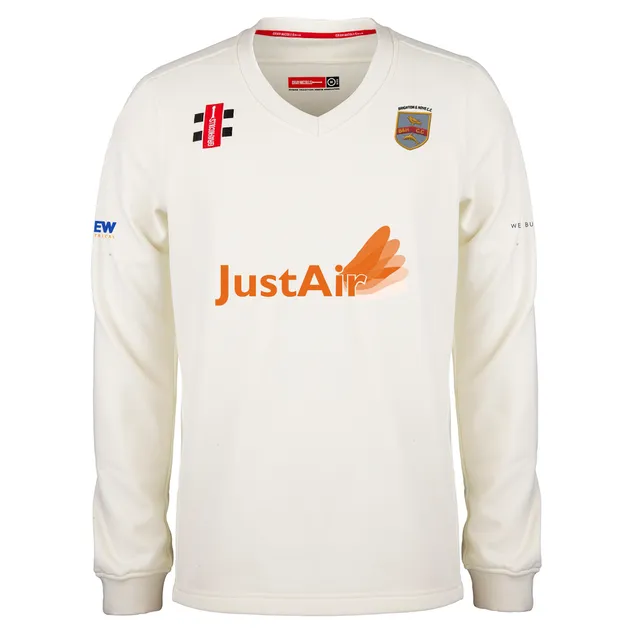 gray-nicolls-pro-performance-maglione-cricket-brighton-hove-cc-adulto-avorio image 1