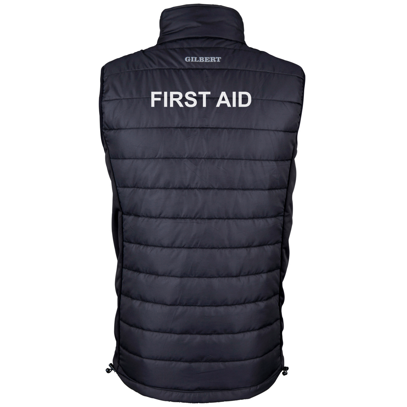 gilbert-rugby-farnham-rufc-pro-gilet-bodywarmer-uomo-nero-first-aid image 2