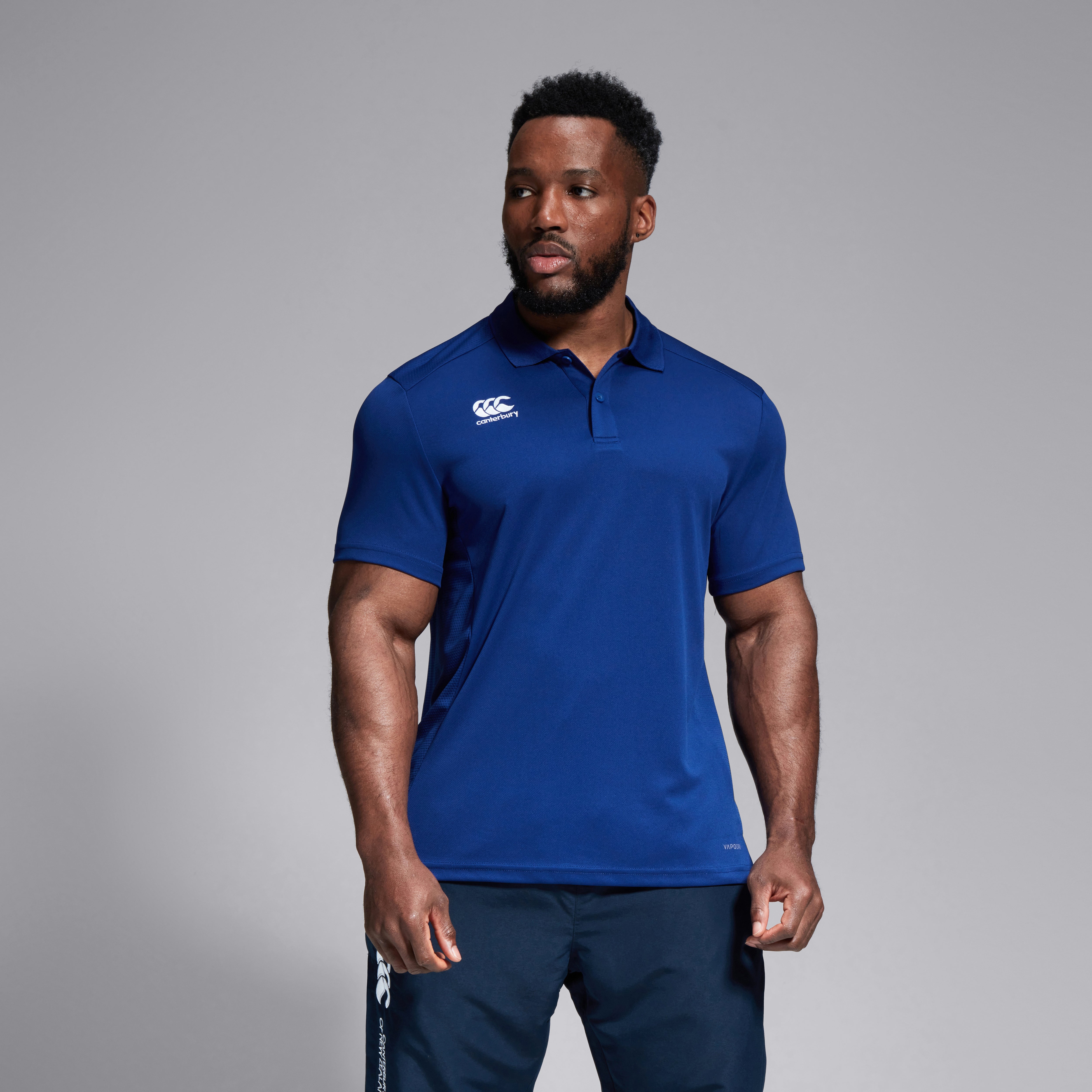 canterbury-club-dry-polo-rugby-uomo-blu image 2