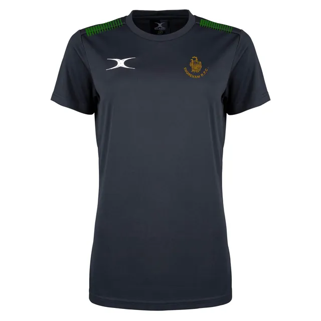 gilbert-rugby-photon-ii-t-shirt-manica-corta-senior-shoreham-rfc-nero image 1