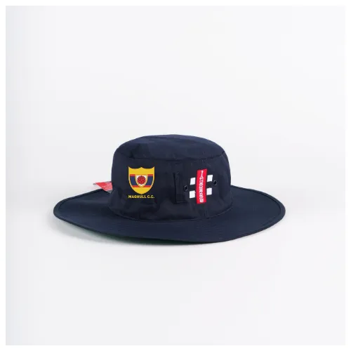 gray-nicolls-maghull-cc-senior-sun-hat-blu-navy-scuro-cappello-sole-cricket image 1