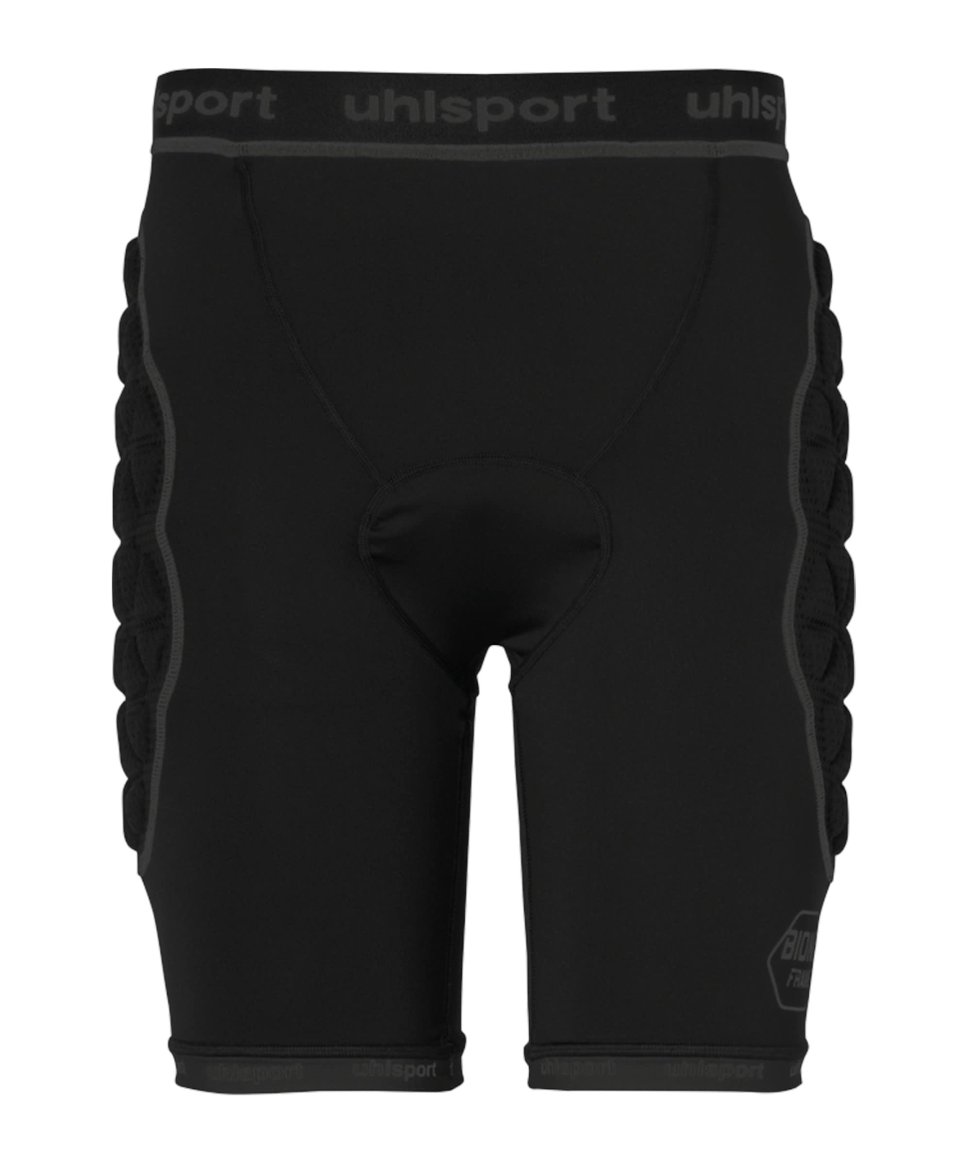 uhlsport-bionikframe-padded-short-black-edition-pantaloncini-imbottiti-portiere image 1