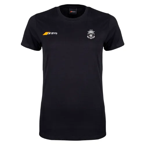 grays-kelburne-hc-tangent-tee-donna-nera-in-cotone-organico image 1