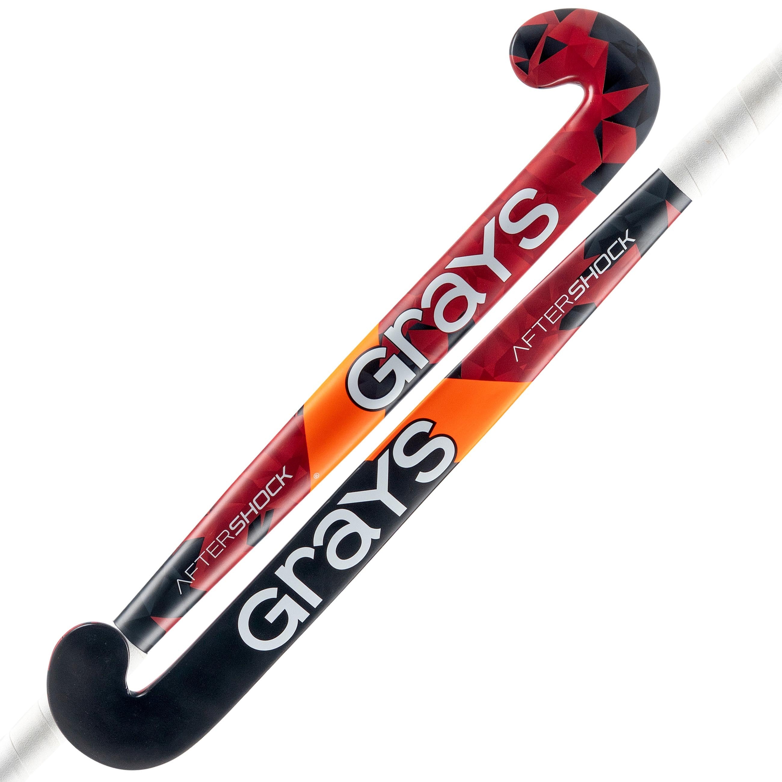 grays-aftershock-ultrabow-mazza-hockey-legno-nero-rosso image 1
