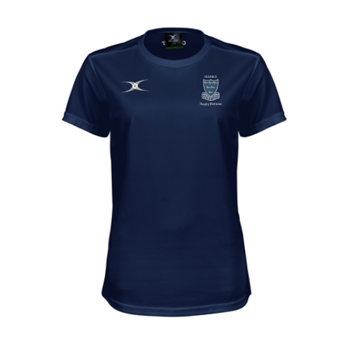 gilbert-rugby-sussex-rugby-referees-photon-ii-t-shirt-donna-blu-navy image 1