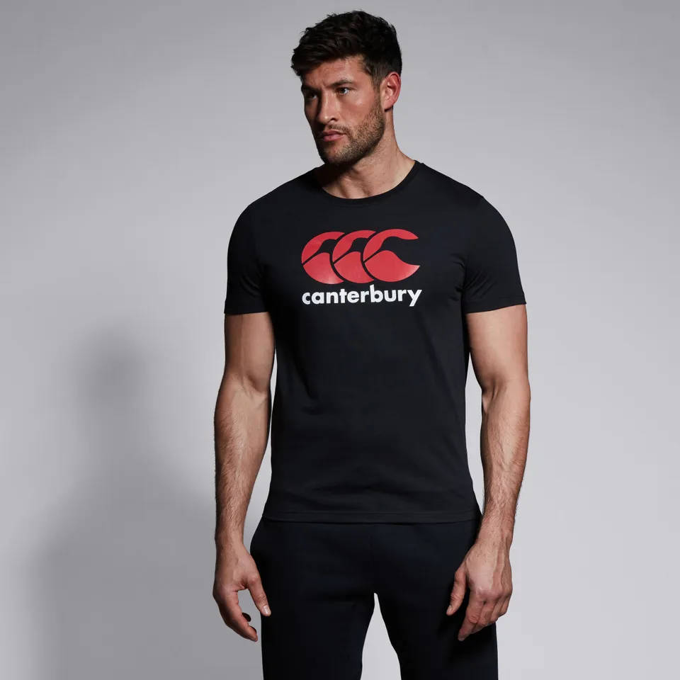 canterbury-ccc-logo-tee-nera-uomo image 1