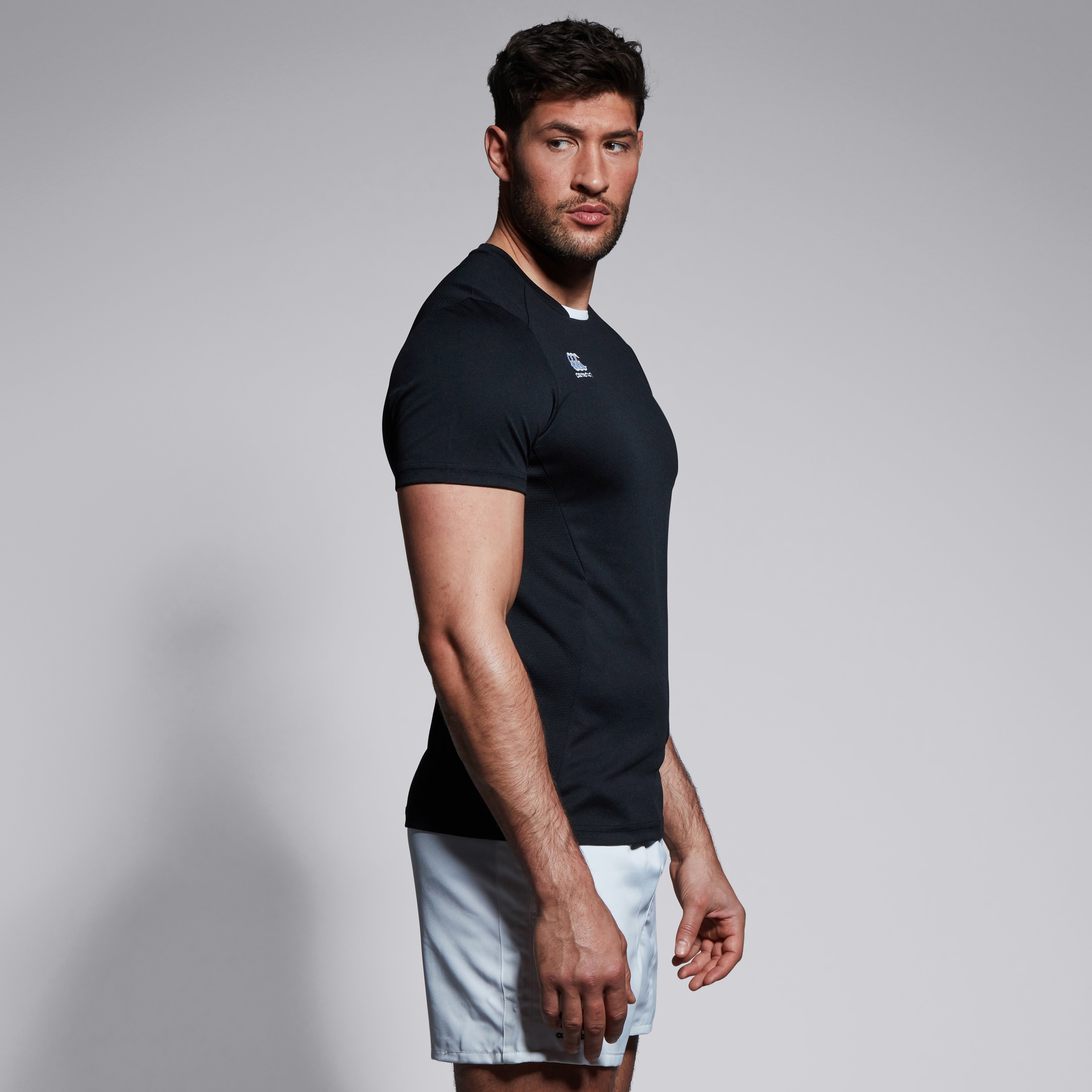 canterbury-mens-club-dry-tee-black-uomo-t-shirt-tecnica-rugby image 3
