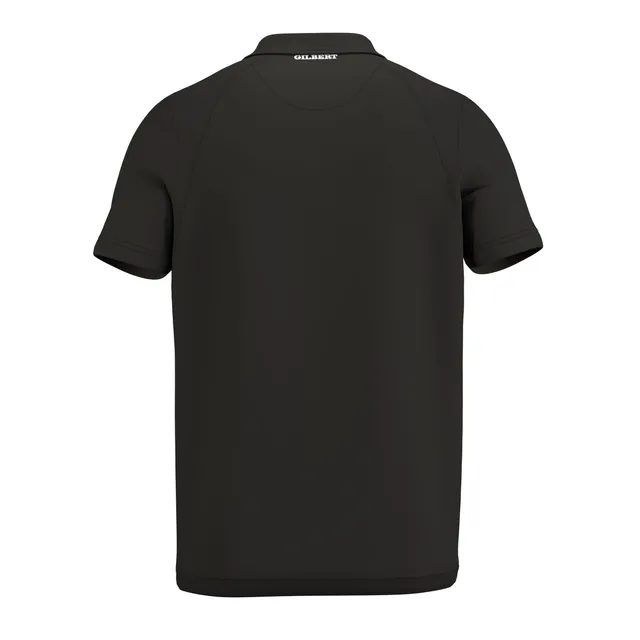 gilbert-rugby-atom-polo-uomo-manica-corta-nera image 1