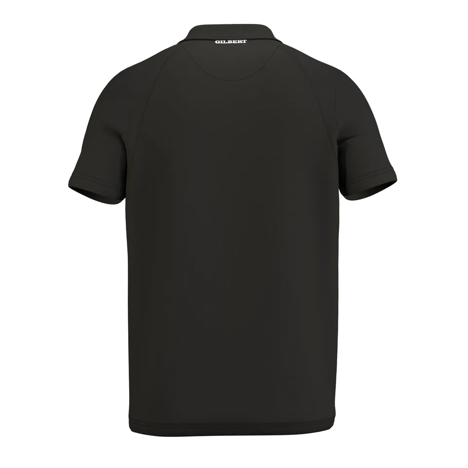 gilbert-rugby-atom-polo-uomo-manica-corta-nera image 1