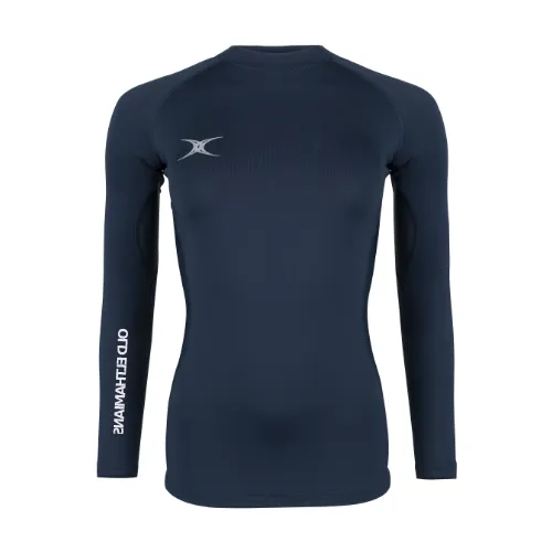 gilbert-rugby-atomic-ii-maglia-baselayer-donna-old-elthamians-rfc-blu-navy-scuro image 1