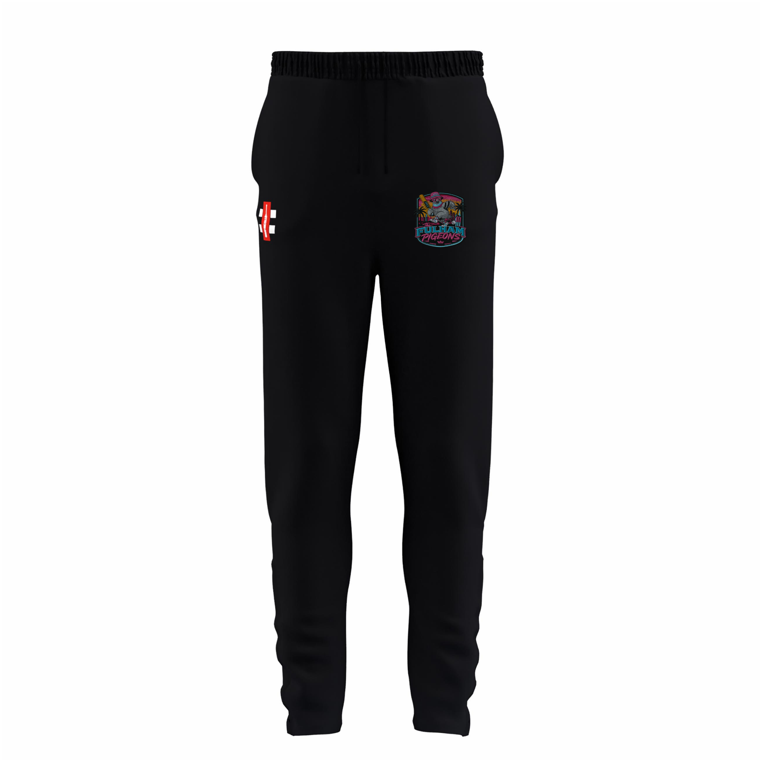 gray-nicolls-fulham-pigeons-cc-pantaloni-training-gts-neri-senior image 1