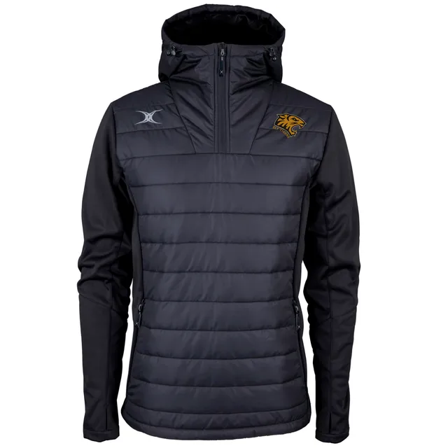 gilbert-rugby-ely-tigers-rfc-pro-active-quater-zip-senior-nero-giacca-training image 1