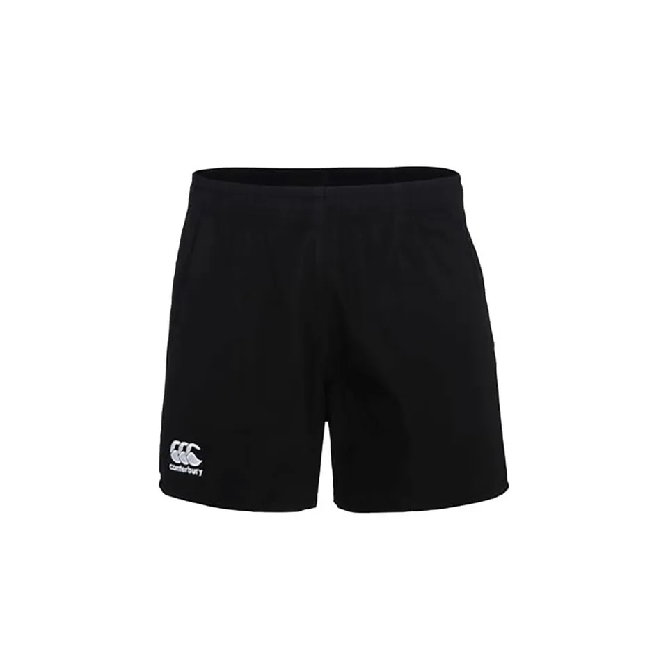 canterbury-rugged-drill-short-uomo-nero-100-cotone image 1