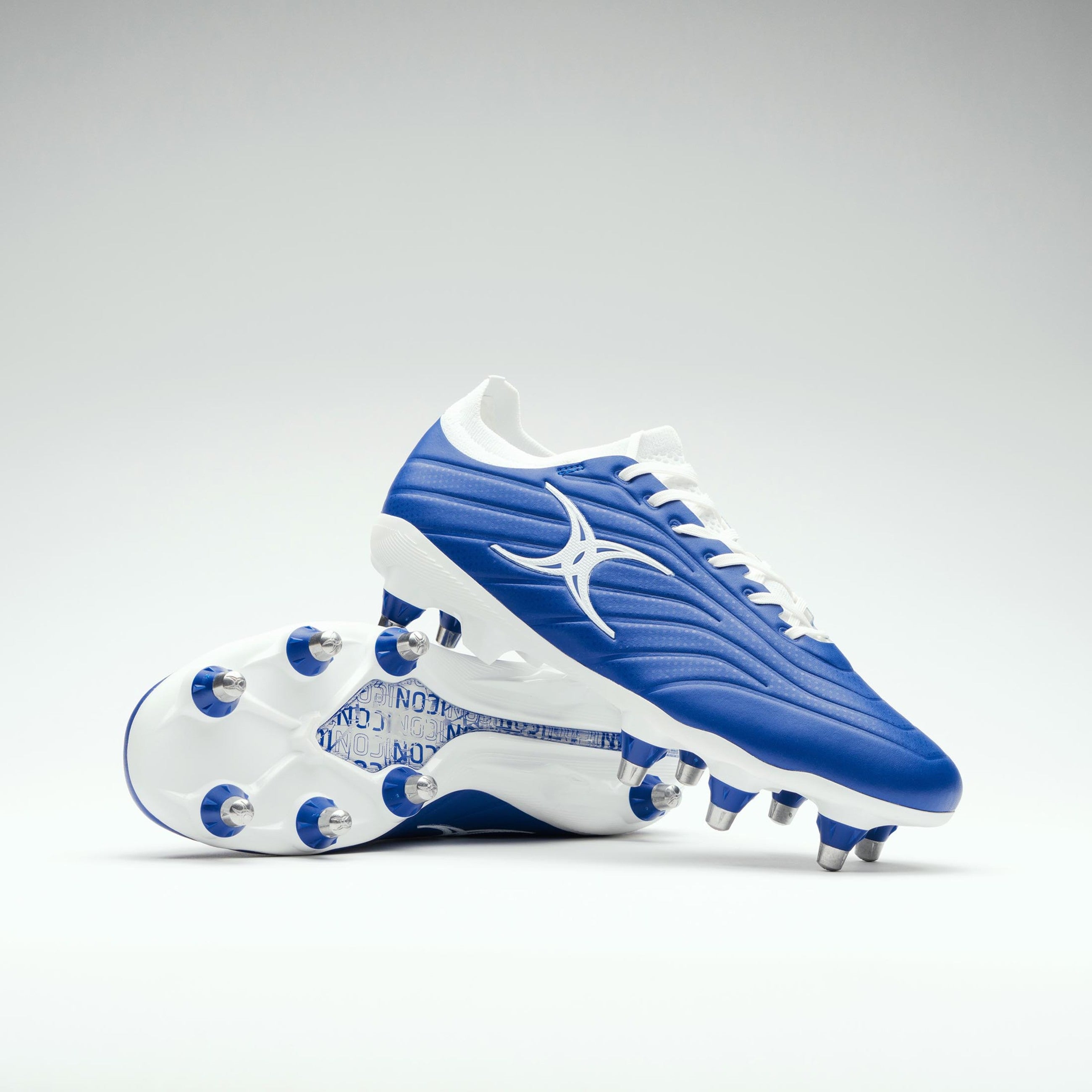 gilbert-rugby-icon-power-x-8-stud-scarpe-rugby-junior-blu image 1