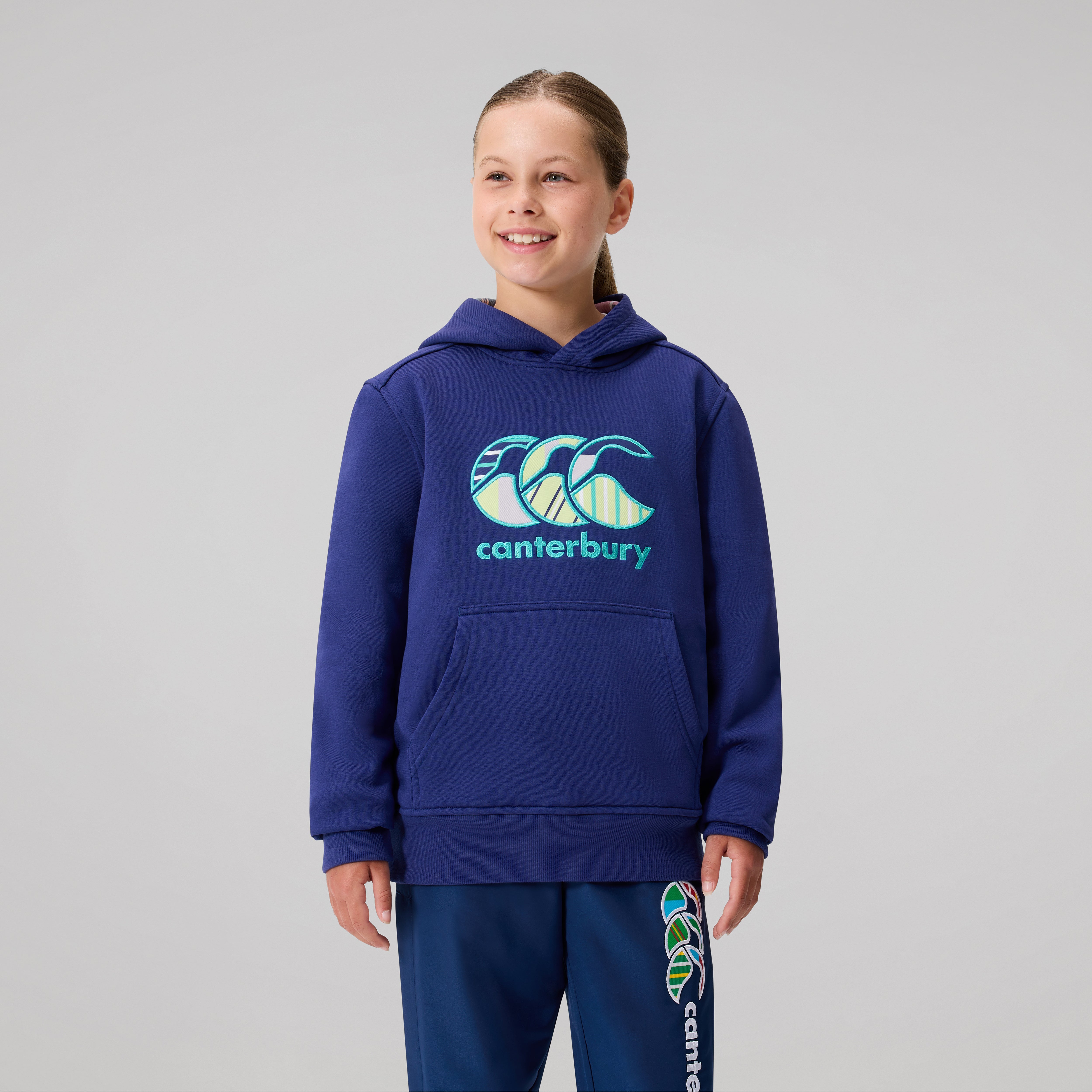 canterbury-felpa-uglies-con-cappuccio-bambino-blu-navy image 3