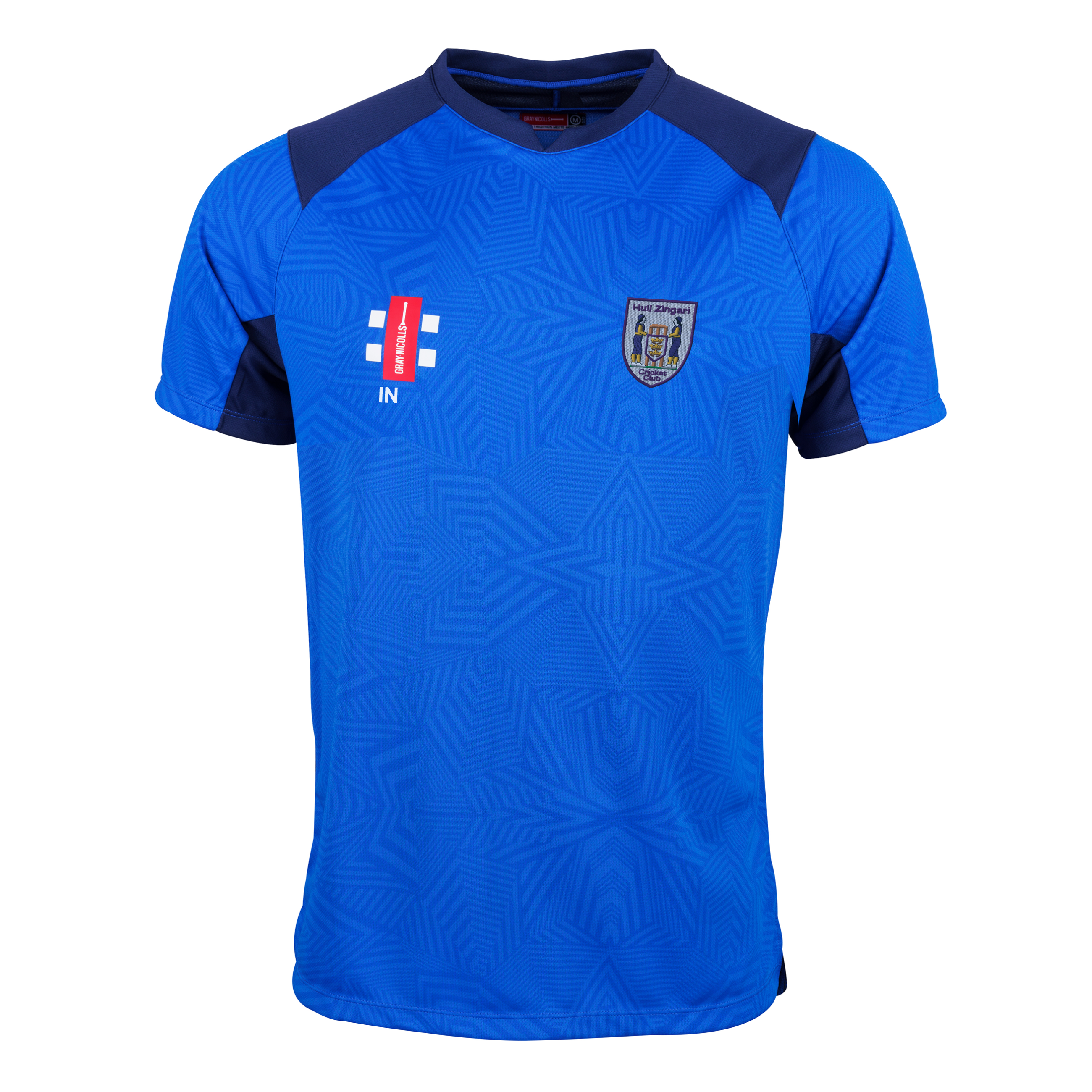 gray-nicolls-hull-zingari-cc-junior-pro-t20-maglia-cricket-manica-corta-royal-bl image 1