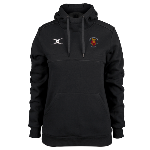 gilbert-rugby-northumberland-rfu-photon-felpa-con-cappuccio-donna-nero image 1