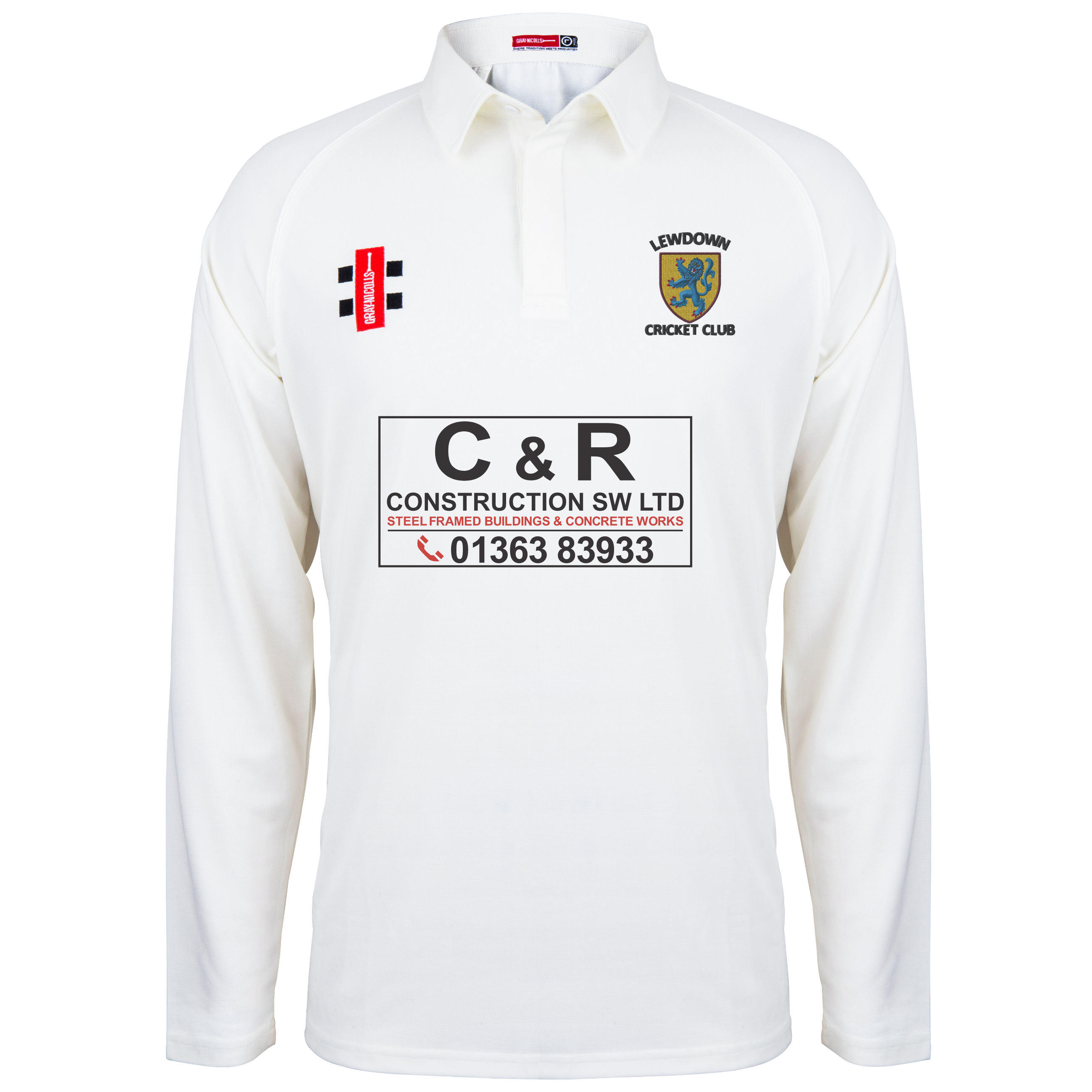 gray-nicolls-matrix-v2-maglia-cricket-manica-lunga-senior-lewdown-cc-avorio image 1