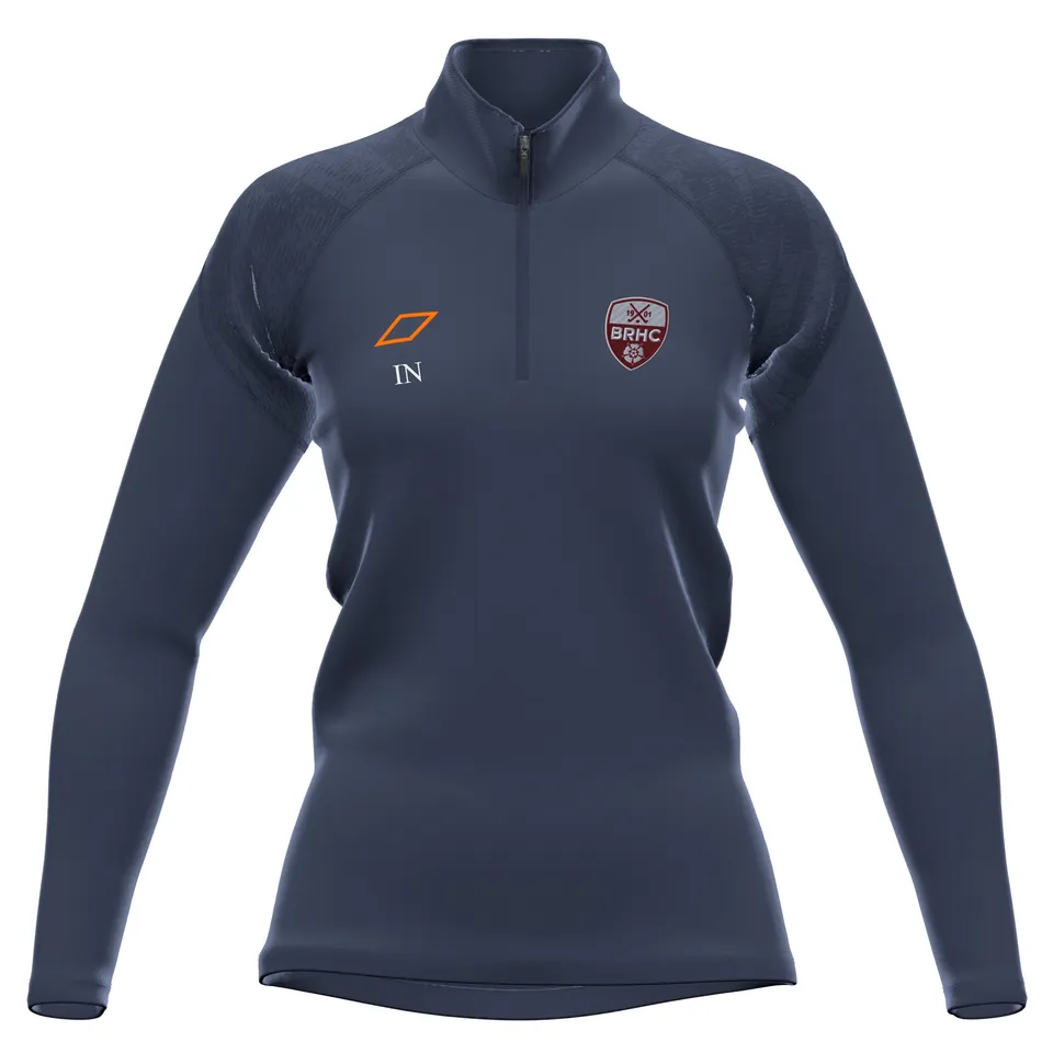 grays-ben-rhydding-hc-gts-1-4-zip-fleece-donna-blu-navy-pile-hockey image 1