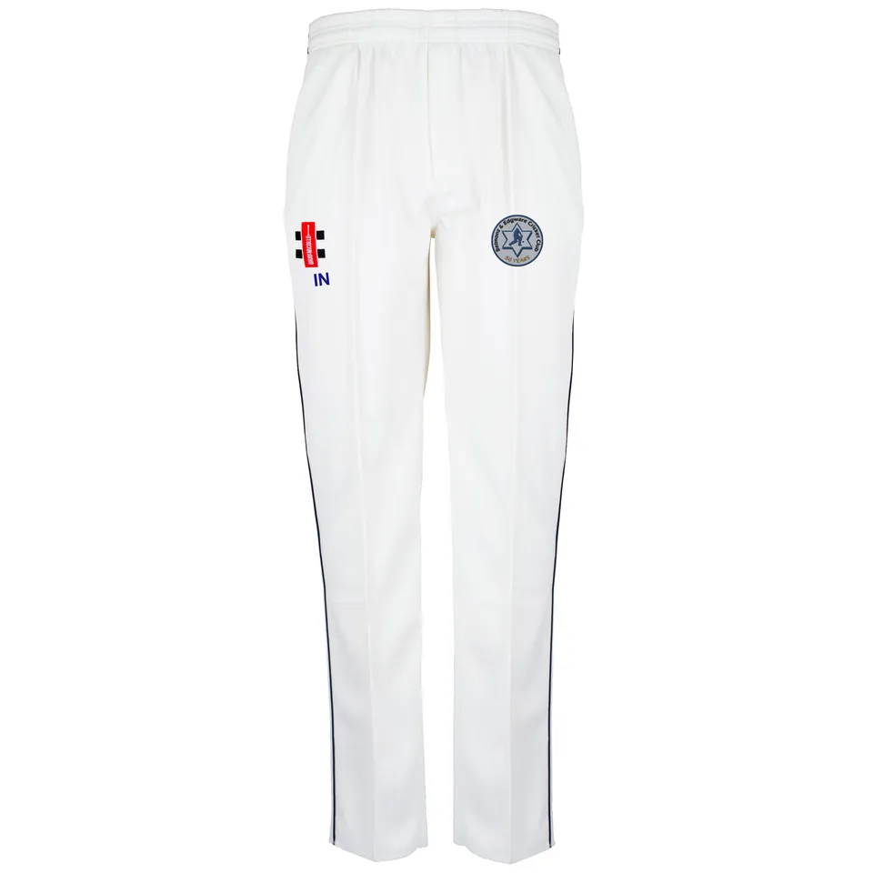 gray-nicolls-belmont-edgware-cc-senior-ivory-navy-matrix-v2-trousers image 1