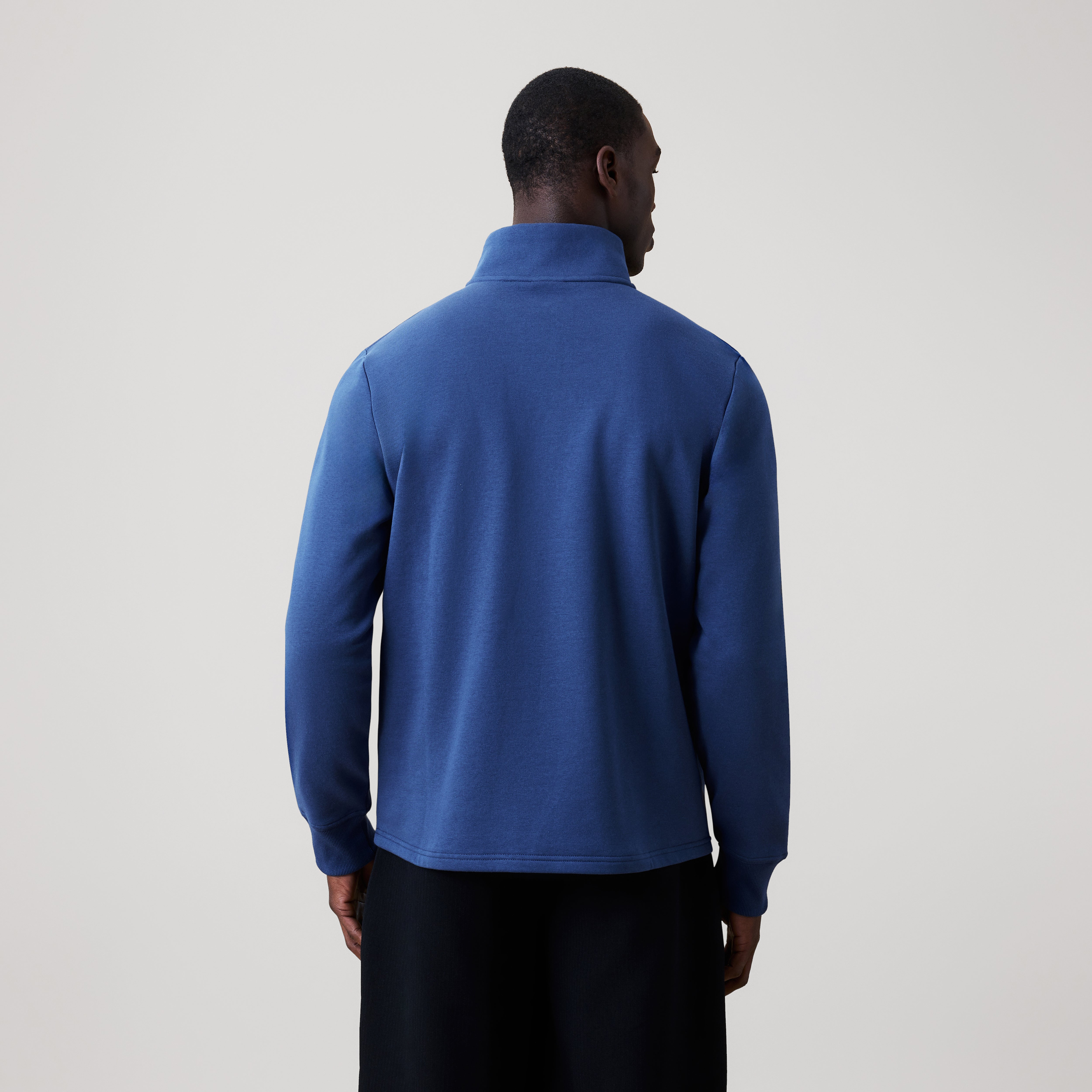 canterbury-open-hem-felpa-1-4-zip-uomo-blu image 5