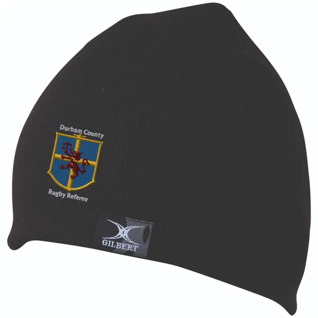 gilbert-rugby-durham-county-referee-beanie-adulto-nero image 1
