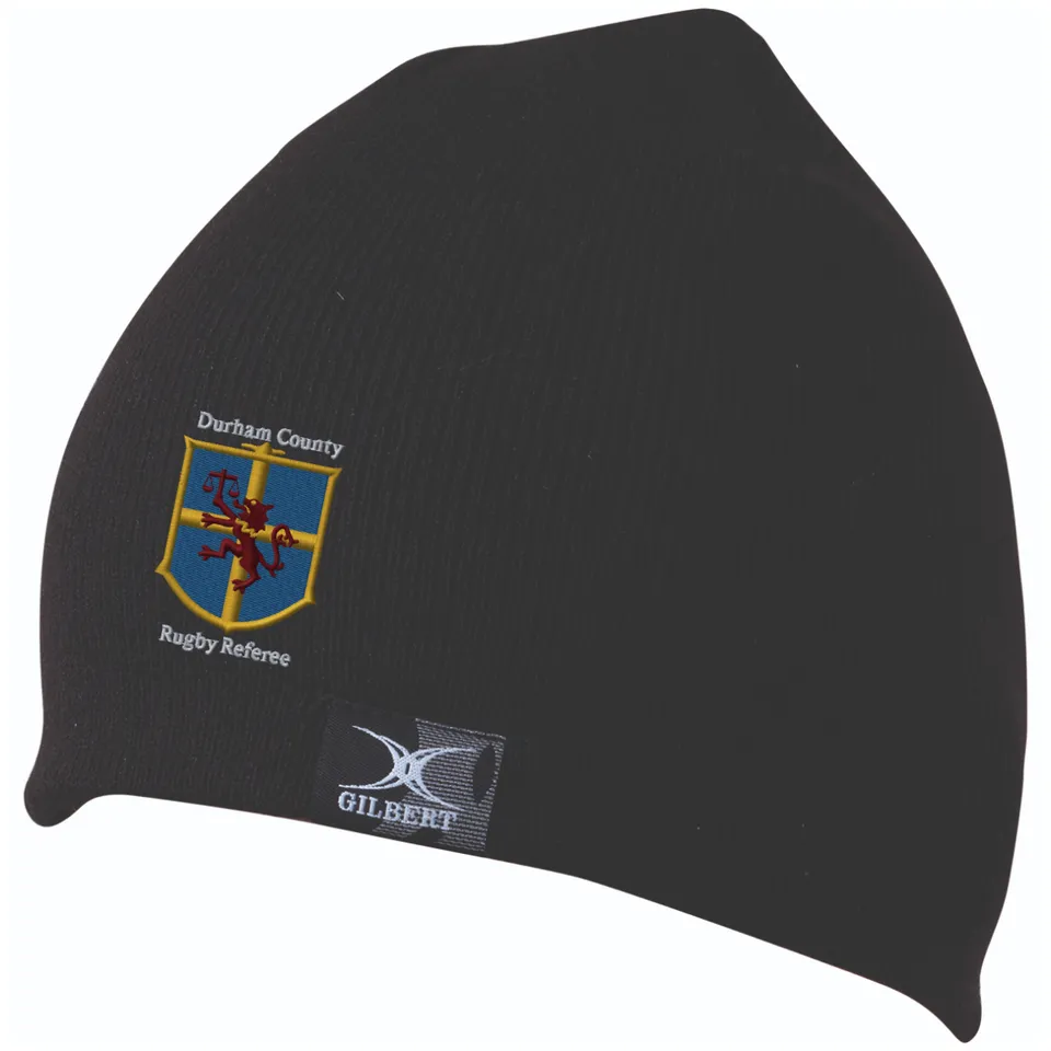 gilbert-rugby-durham-county-referee-beanie-adulto-nero image 1