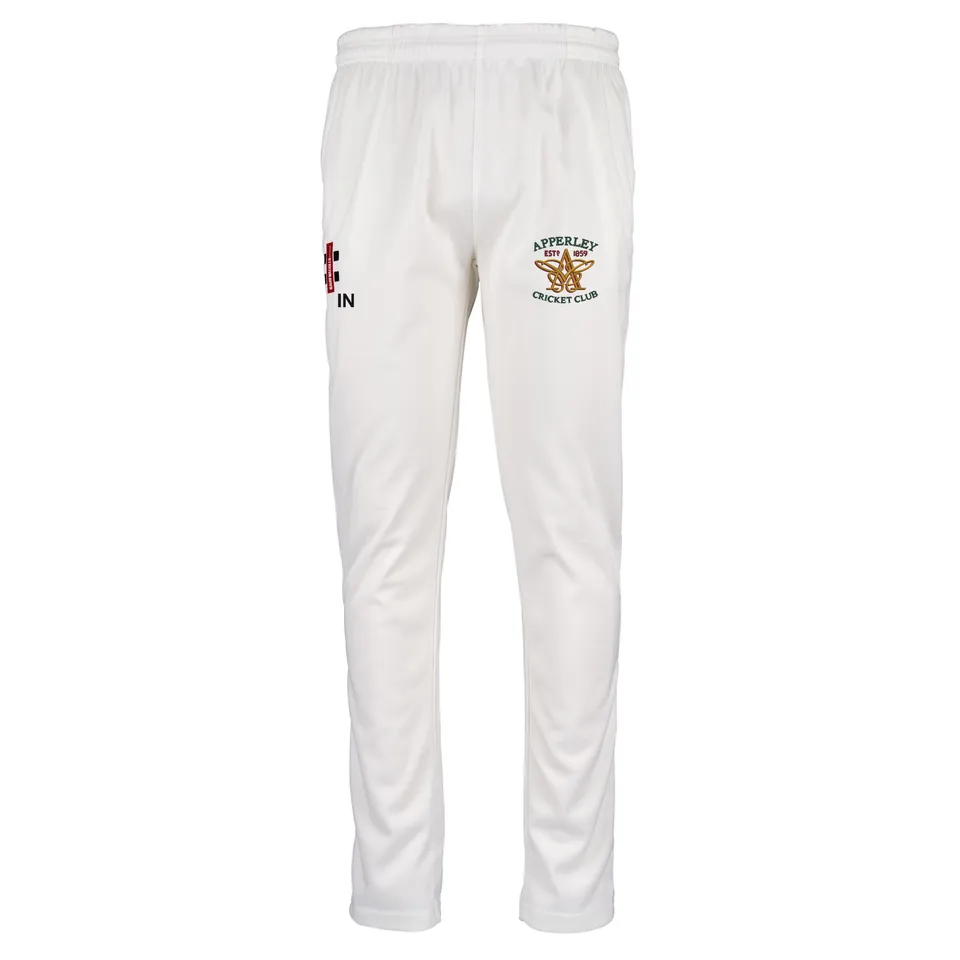 gray-nicolls-apperley-cc-senior-pantaloni-cricket-matrix-slim-fit-ivory image 1