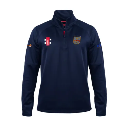 gray-nicolls-pro-thermo-pile-1-4-zip-senior-brighton-hove-cc-blu-navy image 1
