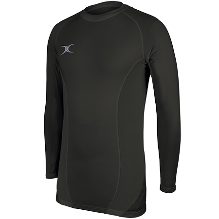 gilbert-rugby-atomic-x-baselayer-adulto-newcastle-staffs-rufc-nero image 1