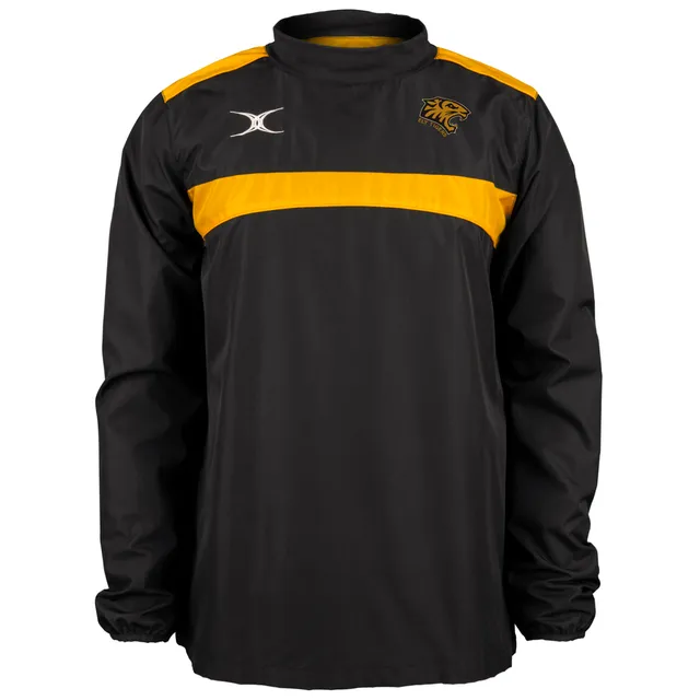 gilbert-rugby-ely-tigers-rfc-giacca-warm-up-uomo-nero-oro-photon image 1