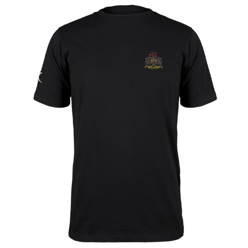 gilbert-rugby-newcastle-staffs-rufc-quest-t-shirt-uomo-adulto-nera image 1